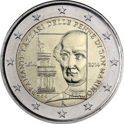 2 евро, Сан-Марино (500 лет со дня смерти Донато Браманте)