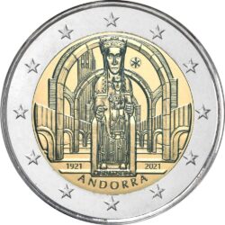 2 евро, Андорра (100-летие коронации Богоматери Меричельской)