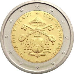 2 евро, Ватикан (Sede Vacante)