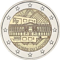 2 евро, Франция (Лувр) 2 евро, Франция (Лувр)