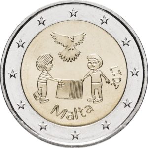 2 евро, Мальта (Солидарность и мир)