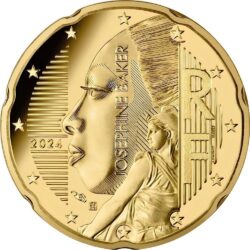 20 eurocent France 2024. Josephine Baker