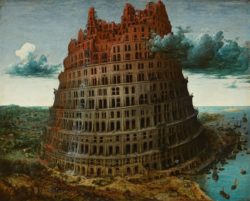 «Вавилонская башня» (ок.1563, Музей Бойманса — ван Бёнингена, Роттердам)