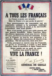 Воззвание де Голля «Ко всем французам», 1940