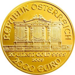 2.000 евро, Австрия (Венский филармонический оркестр)