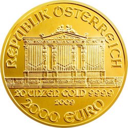 2.000 евро, Австрия (Венский филармонический оркестр)