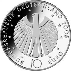 10 евро, Германия (3-я монета серии «Чемпионат мира по футболу 2006»)