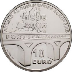 10 евро, Португалия (20 лет вступления Португалии и Испании в ЕС)
