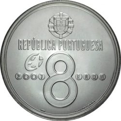 8 евро, Португалия (Изобретатель Бартоломеу де Гусман)
