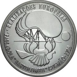 8 евро, Португалия (Изобретатель Бартоломеу де Гусман)