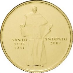 1/4 евро, Португалия (Святой Антоний Падуанский)