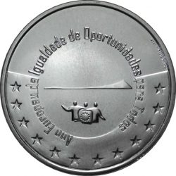 5 евро, Португалия (Европейский год равных возможностей для всех)