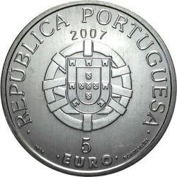 5 евро, Португалия (Лавровые леса на о.Мадейра)