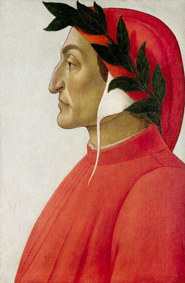 Портрет Данте (Сандро Боттичелли, 1465 г.)