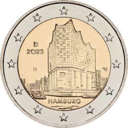 2 евро, Германия (Гамбург. Эльбская филармония)