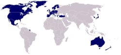OECD map