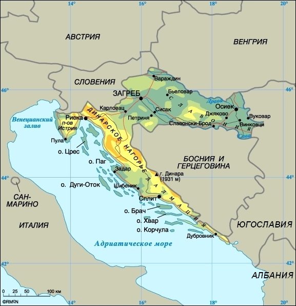 Карта страны