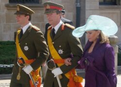 Henri and Maria Teresa, and their son Guillaume