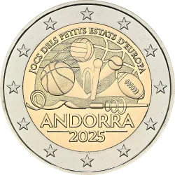 2 евро, Андорра (Игры малых государств Европы 2025)