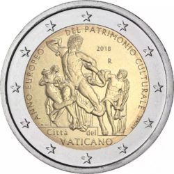 2 евро, Ватикан (Европейский год культурного наследия)