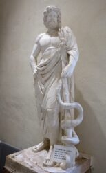 Statue of Asclepius in the Museum of Epidaurus