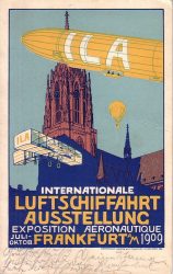 Плакат авиавыставки 1909 года