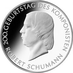 10 евро, Германия (200 лет со дня рождения Роберта Шумана)