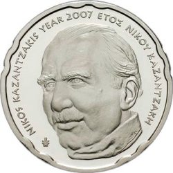 10 евро, Греция (50 лет со смерти Никоса Казандзакиса)