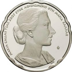 10 евро, Греция (30 лет со смерти Марии Каллас)