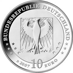 10 евро, Германия (175 лет со дня рождения Вильгельма Буша)