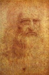 Туринский автопортрет Леонардо да Винчи (ок. 1510-1515 гг.), Королевская библиотека, Турин