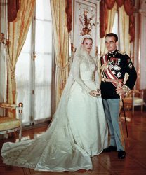 Grace Kelly and  Prince Rainier III
