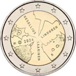 2 евро, Финляндия (Гезеллиус, Линдгрен, Сааринен — финская архитектура)