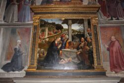 Adoration of the Shepherds by Domenico Ghirlandaio (Sassetti Chapel)