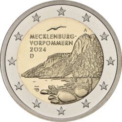 2 евро, Германия (Мекленбург-Передняя Померания. Холм Кёнигштуль)